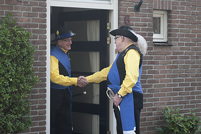 Jubilea Henny Kraayvanger (50 jaar lid) en Wim Peters (40 jaar lid)